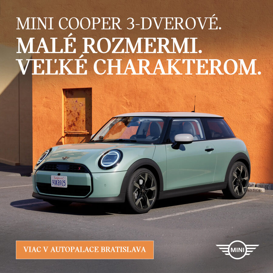 MINI Cooper 3-dverové — malé rozmermi, veľké charakterom. Ponuka nových MINI v AutoPalace Bratislava