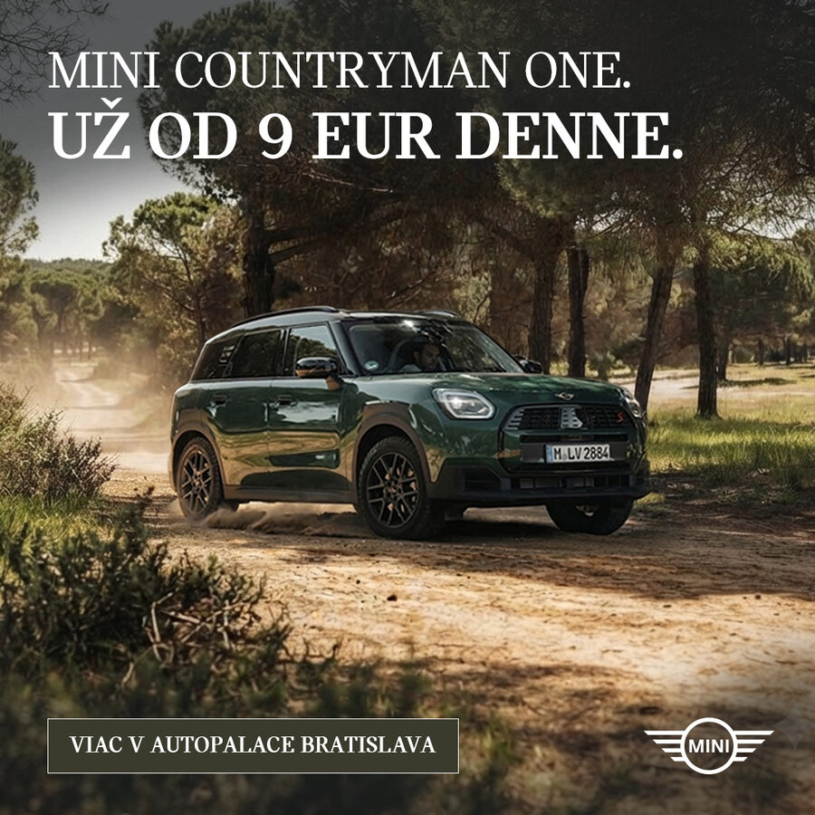 MINI Countryman One — už od 9 EUR denne v AutoPalace Bratislava